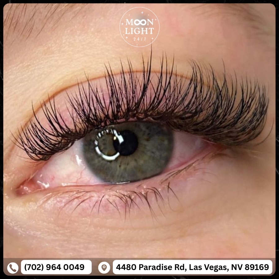 24/7 Moonlight Nails & Lashes Salon in Paradise, Las Vegas, NV 89169